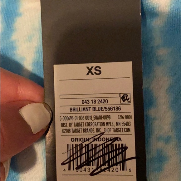 NWT America Red White & Blue Tye Dye Muscle Tank - Picture 8 of 9